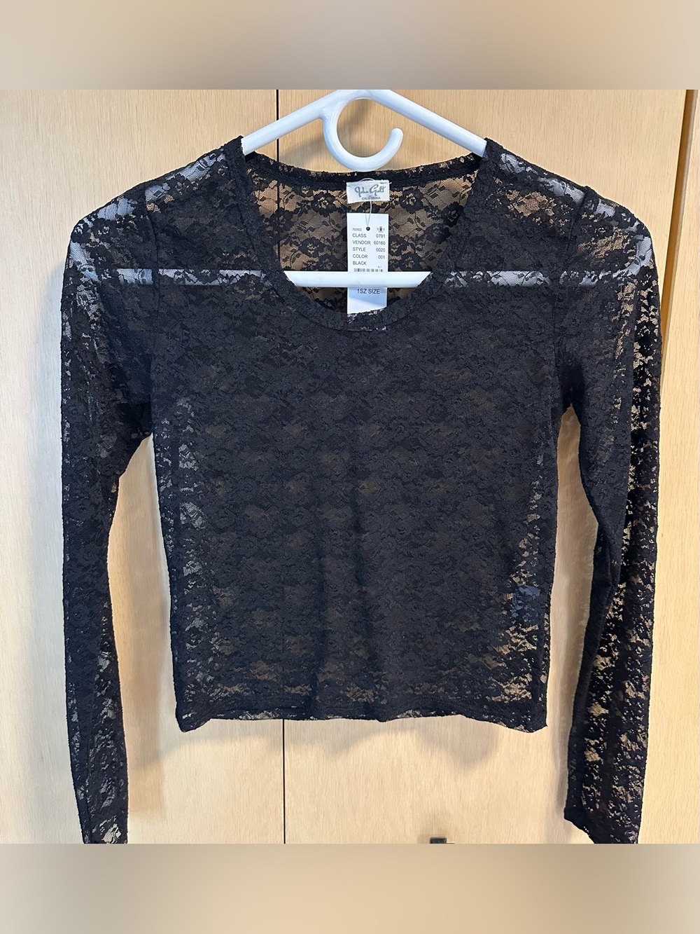PacSun/John Galt Cropped Lace Top - NWT